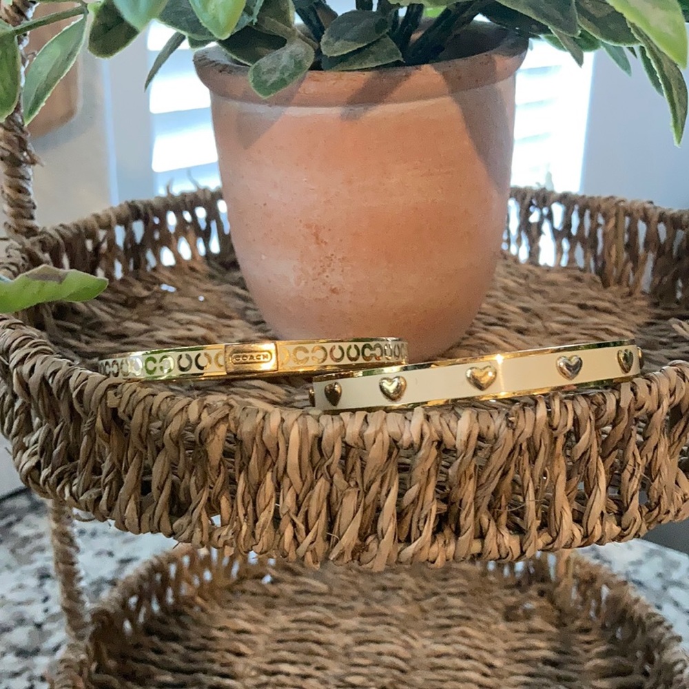 Coach bangles set